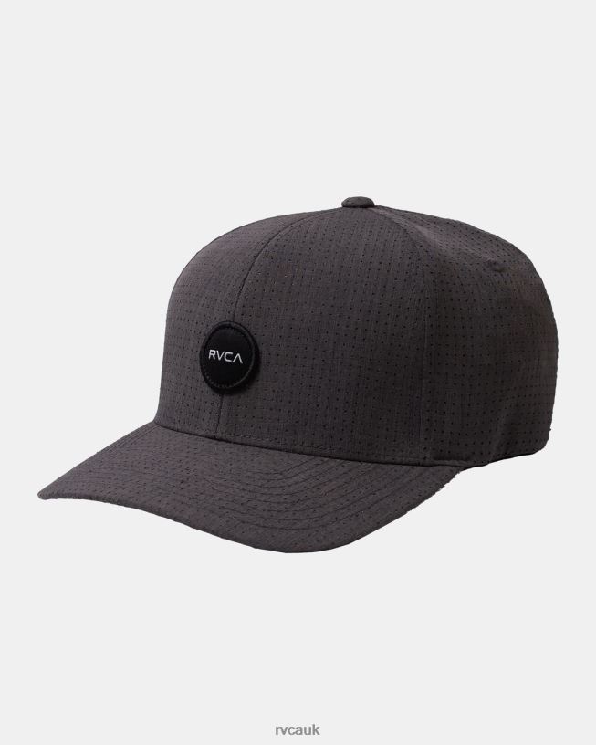 charcoal Shane Flexfit Hat Men L888X926 RVCA Accessories