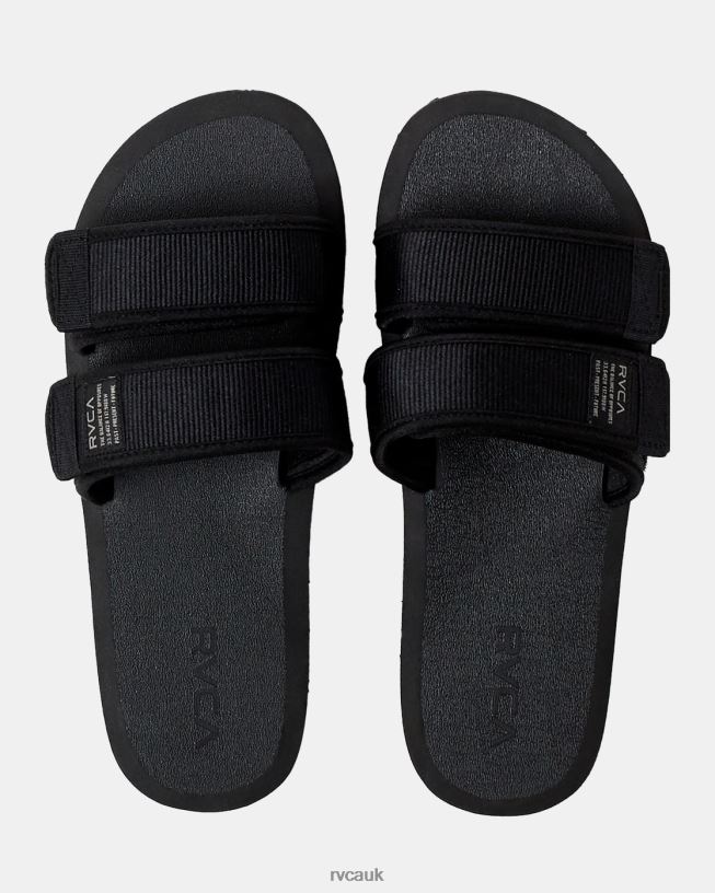 black Peak Slider Sandals Men L888X975 RVCA Shoes