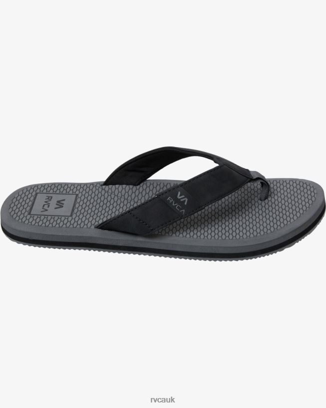 charcoal Sandbar Flip Flops Men L888X982 RVCA Shoes