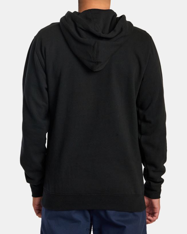 black Hampton Pullover Hoodie Men L888X879 RVCA Clothing
