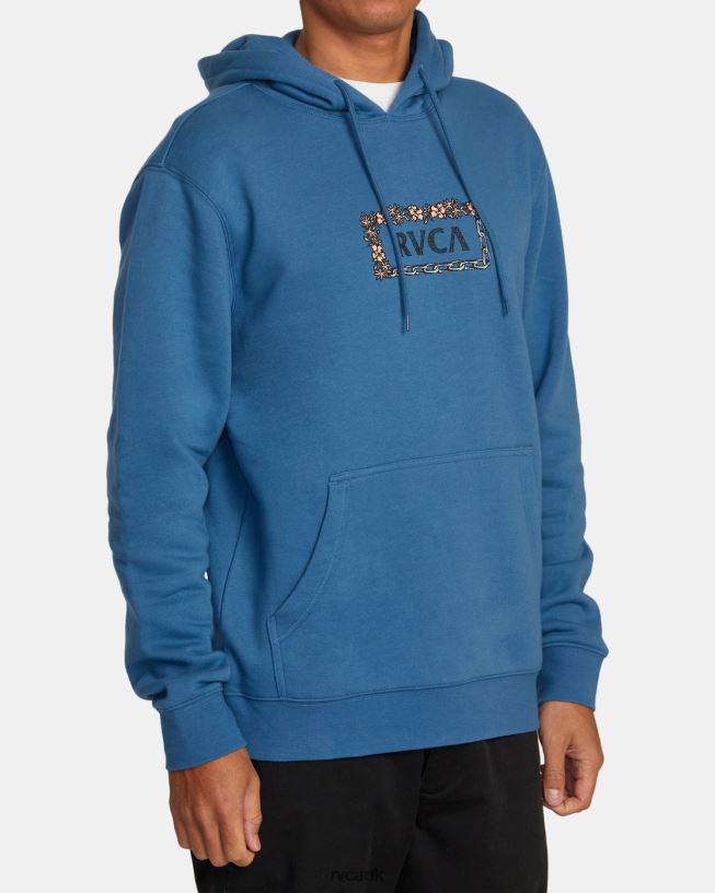 cool blue Food Chain Hoodie Men L888X549 RVCA Clothing