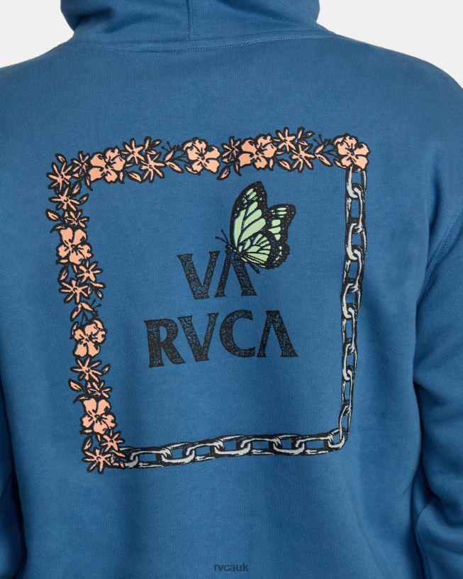 cool blue Food Chain Hoodie Men L888X549 RVCA Clothing