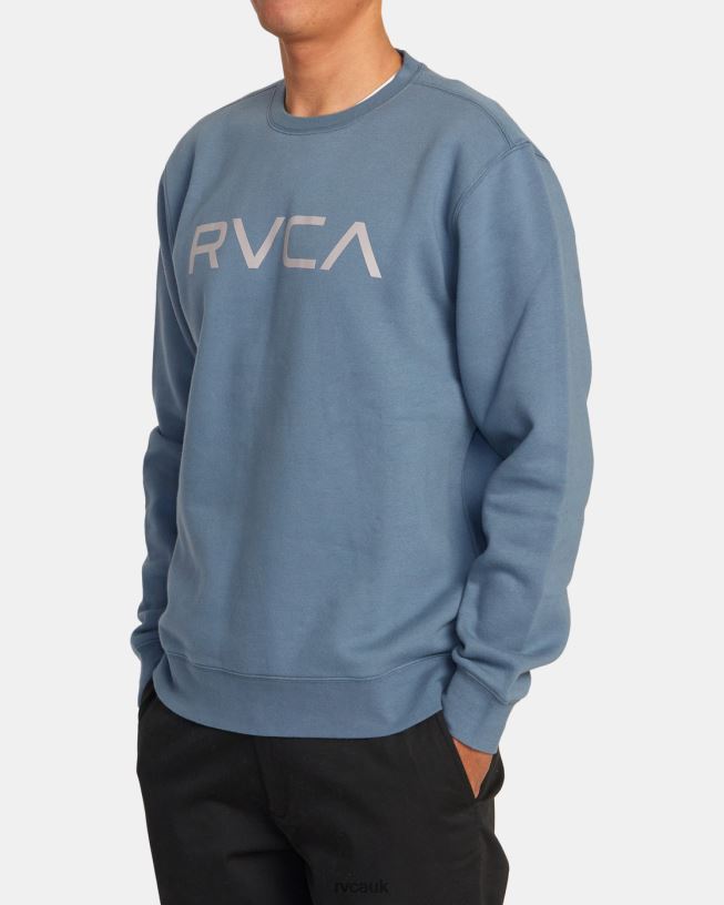 industrial blue Big Crewneck Sweatshirt Men L888X565 RVCA Clothing