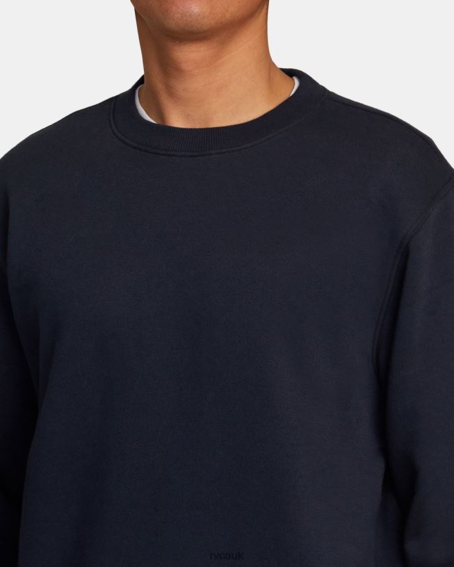 new navy Dayshift Sweatshirt Men L888X545 RVCA Clothing