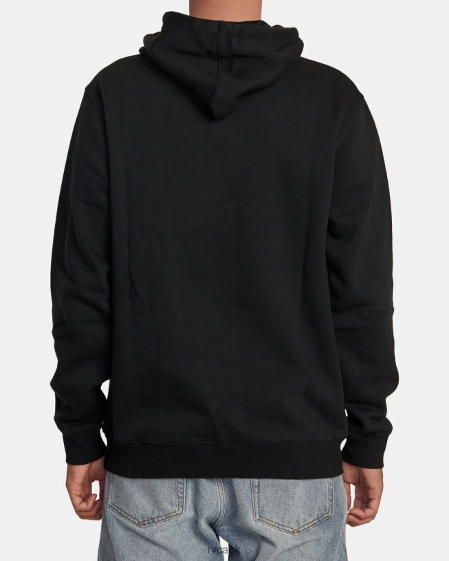 rvca black Americana Hoodie Men L888X433 RVCA Clothing
