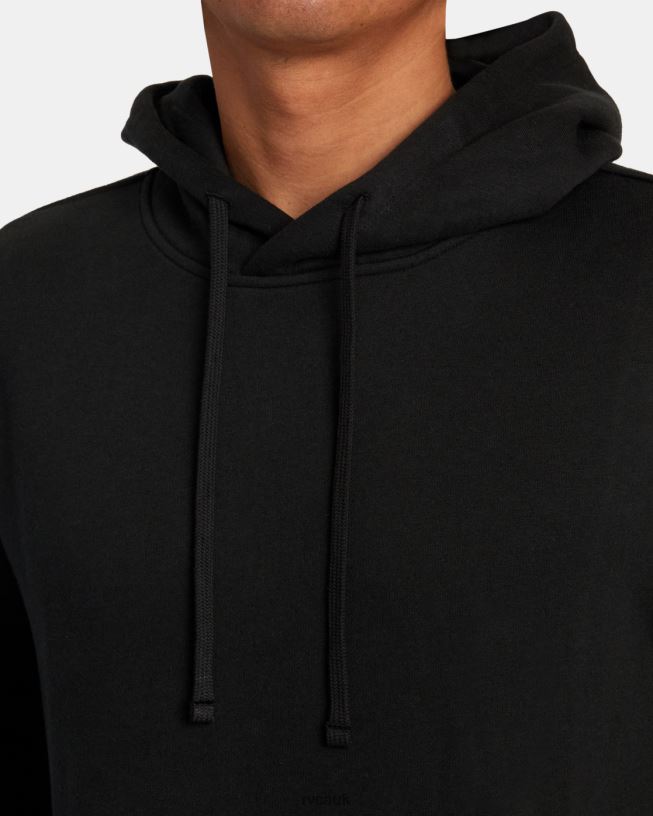 rvca black Americana Hoodie Men L888X433 RVCA Clothing