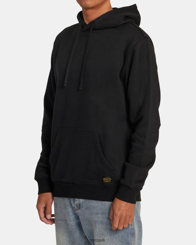 rvca black Americana Hoodie Men L888X433 RVCA Clothing
