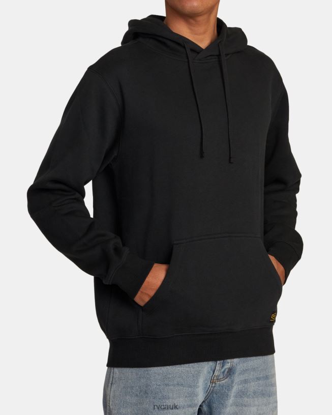 rvca black Americana Hoodie Men L888X433 RVCA Clothing