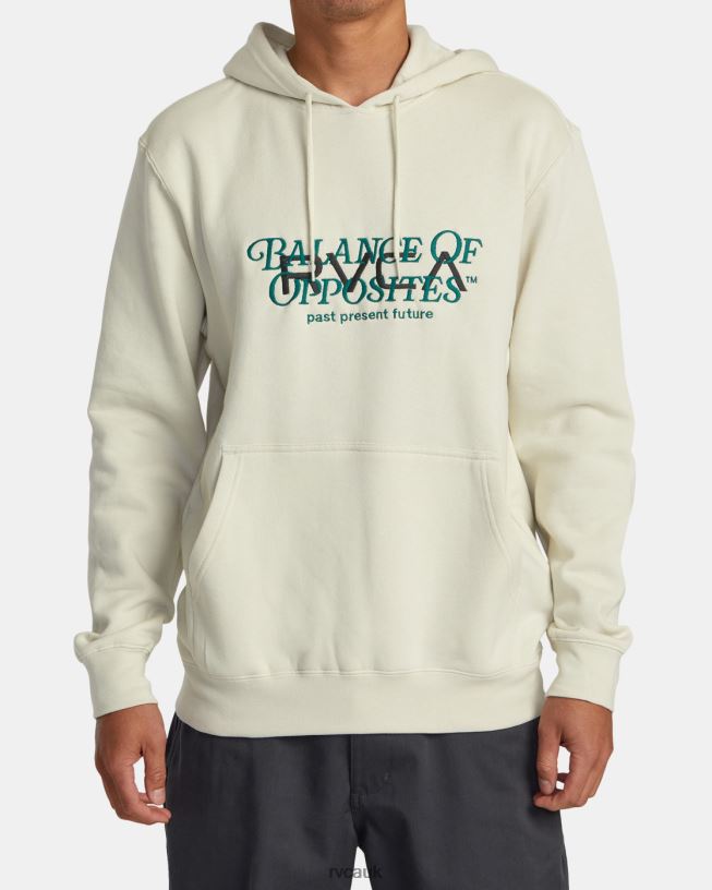 silver bleach Big Balance Hoodie Men L888X106 RVCA Clothing