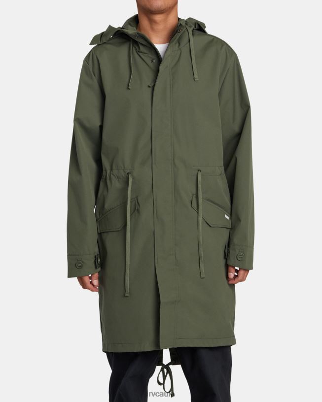 cactus Fishtail Raincoat Men L888X573 RVCA Clothing