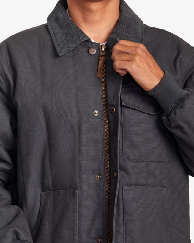 garage blue Chainmail Plus Jacket Men L888X1069 RVCA Clothing