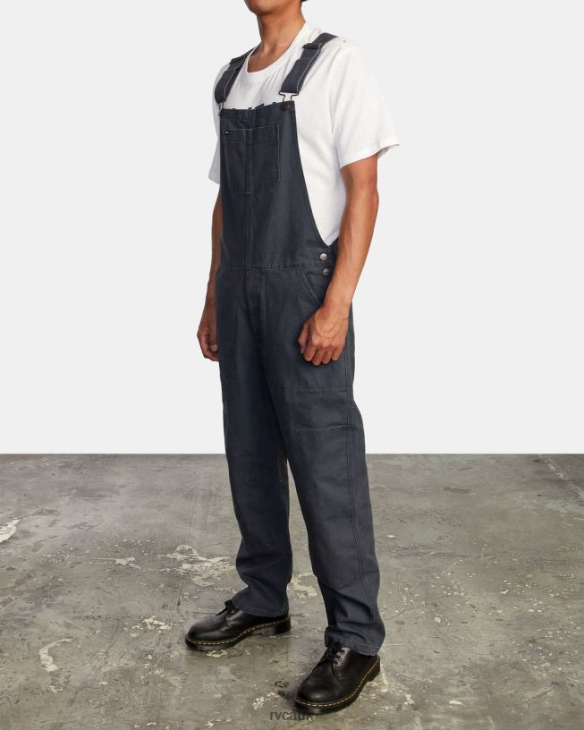 garage blue Chainmail Relaxed Fit Overalls Men L888X831 RVCA Clothing