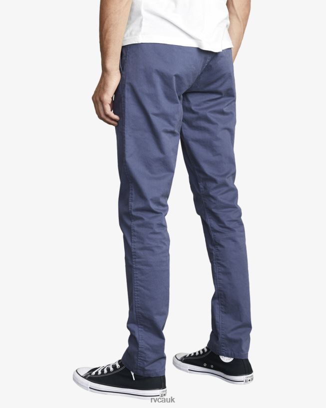 moody blue Daggers Chino Pants Men L888X762 RVCA Clothing