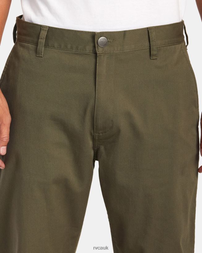 olive Weekend Stretch Chino Pants Men L888X707 RVCA Clothing