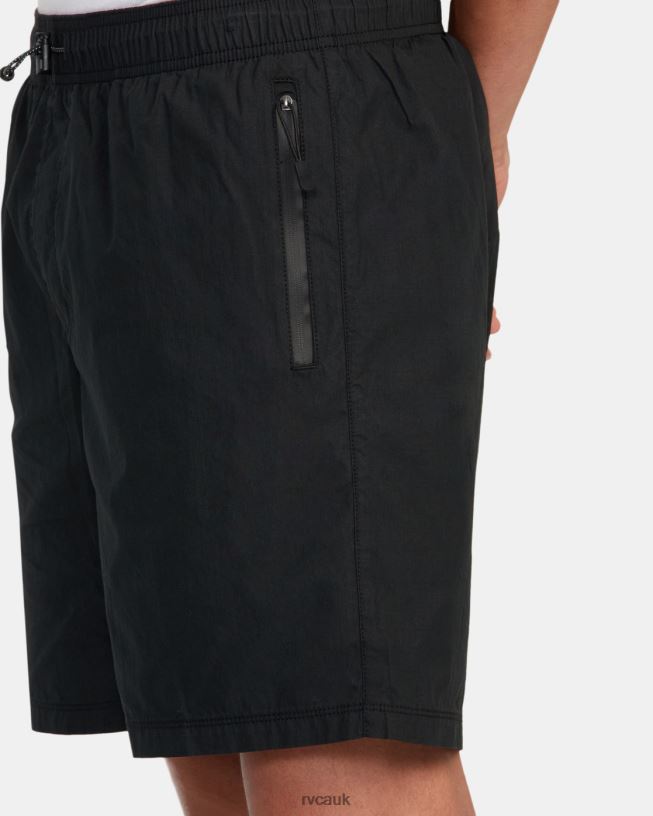 black Brodie 2 Hybrid Elastic Shorts 17 Men L888X904 RVCA Clothing