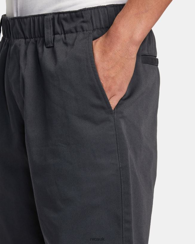 garage blue Recession Collection Americana Elasticized 20 Shorts Men L888X328 RVCA Clothing