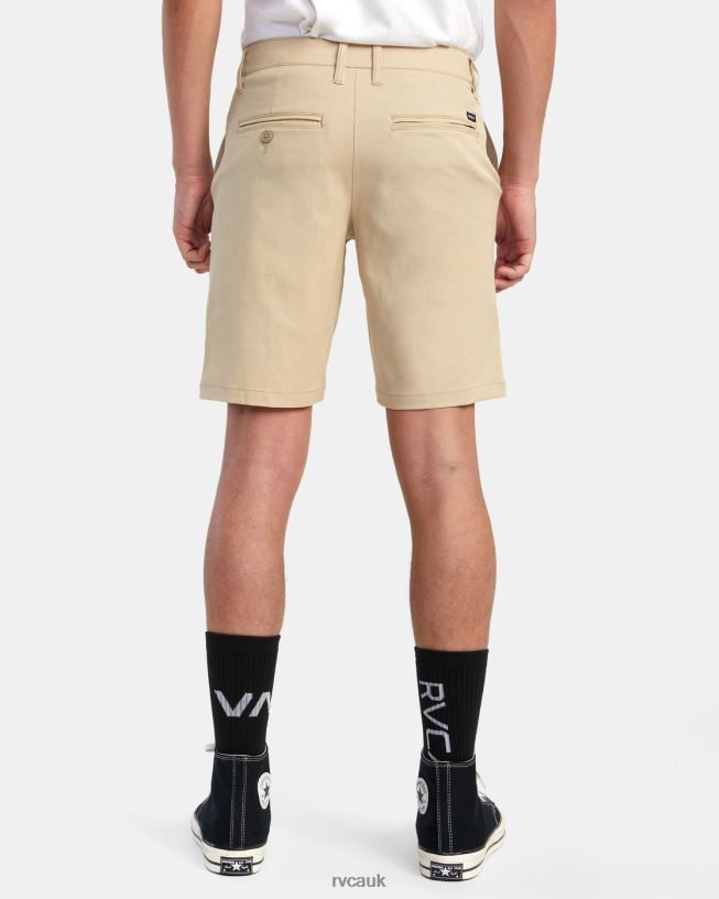 khaki Back In Hybrid Walkshorts 19 Men L888X649 RVCA Clothing