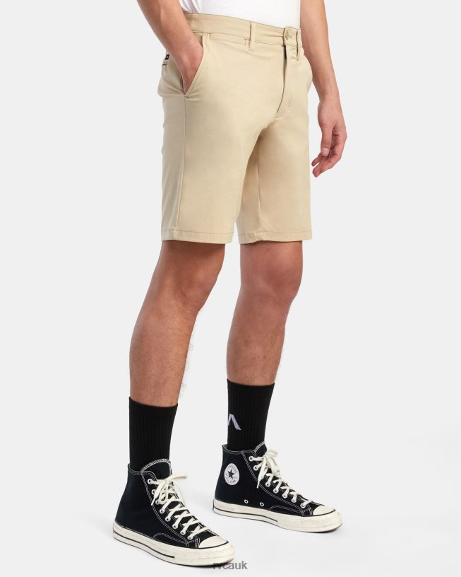 khaki Back In Hybrid Walkshorts 19 Men L888X649 RVCA Clothing