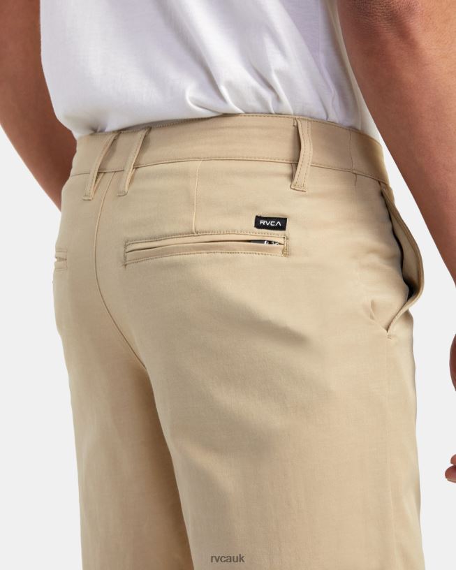 khaki Back In Hybrid Walkshorts 19 Men L888X649 RVCA Clothing