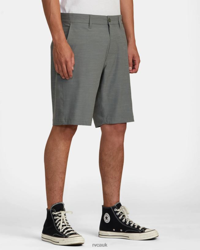 olive Balance Hybrid 20 Shorts Men L888X651 RVCA Clothing