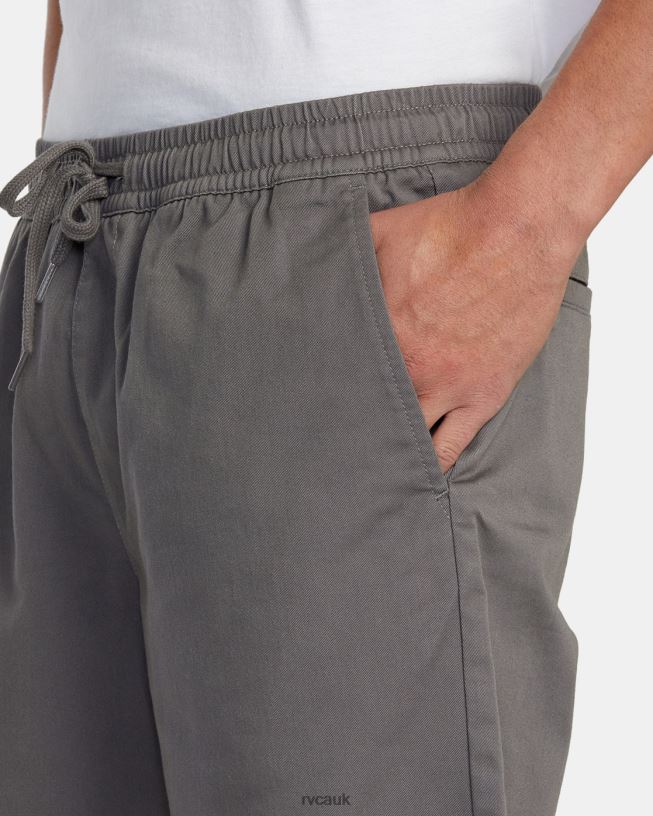 smoke Weekend Elastic Waist Shorts Men L888X195 RVCA Clothing