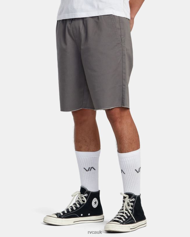 smoke Weekend Elastic Waist Shorts Men L888X195 RVCA Clothing