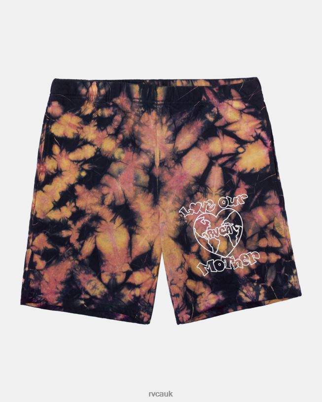 tie dye Freaktopia Love Your Mother Sweat Shorts Men L888X1071 RVCA Clothing
