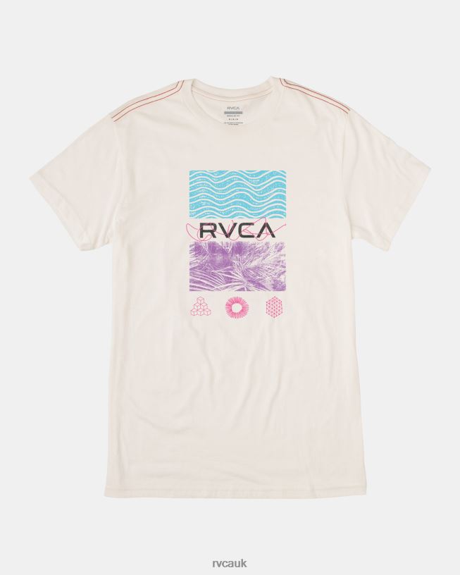 antique white Radio Fauna Tee Men L888X3 RVCA Clothing