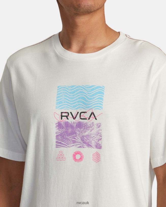 antique white Radio Fauna Tee Men L888X3 RVCA Clothing