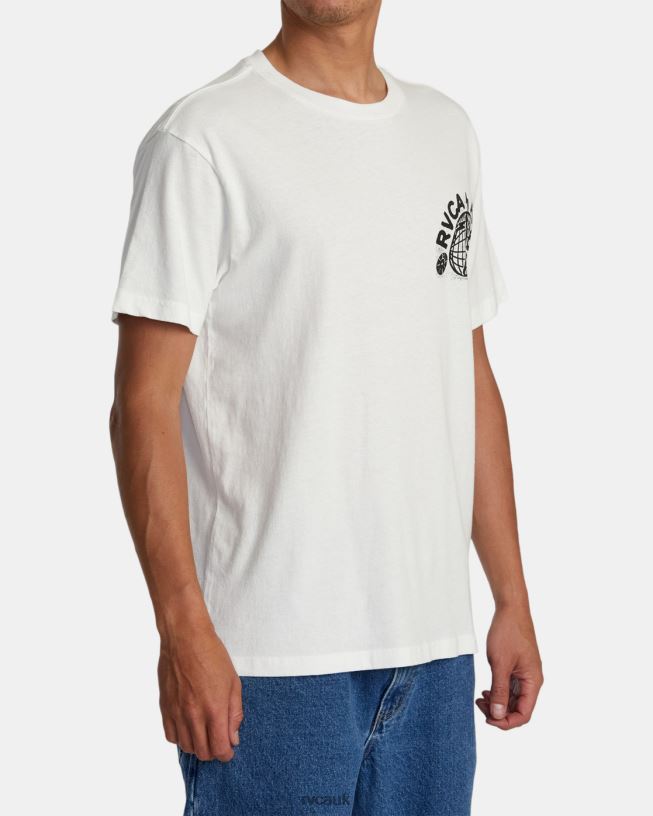 antique white Tee Men L888X78 RVCA Clothing