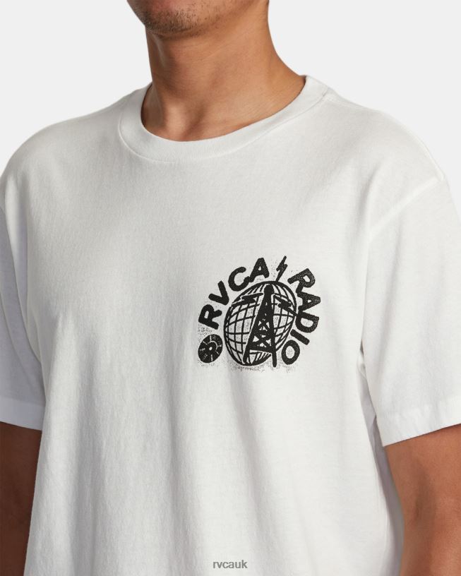 antique white Tee Men L888X78 RVCA Clothing