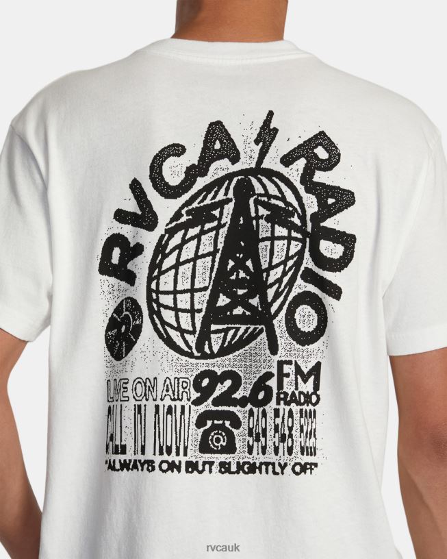 antique white Tee Men L888X78 RVCA Clothing
