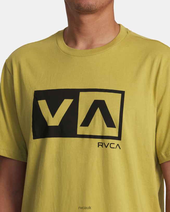 avocado Balance Box Short Sleeve T-Shirt Men L888X171 RVCA Clothing