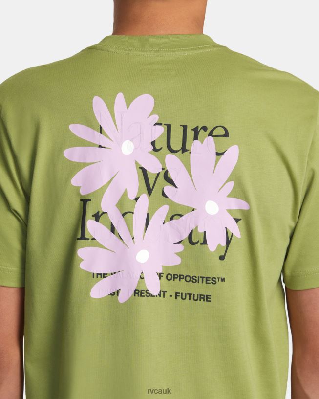 avocado Ground Cover Tee Men L888X206 RVCA Clothing