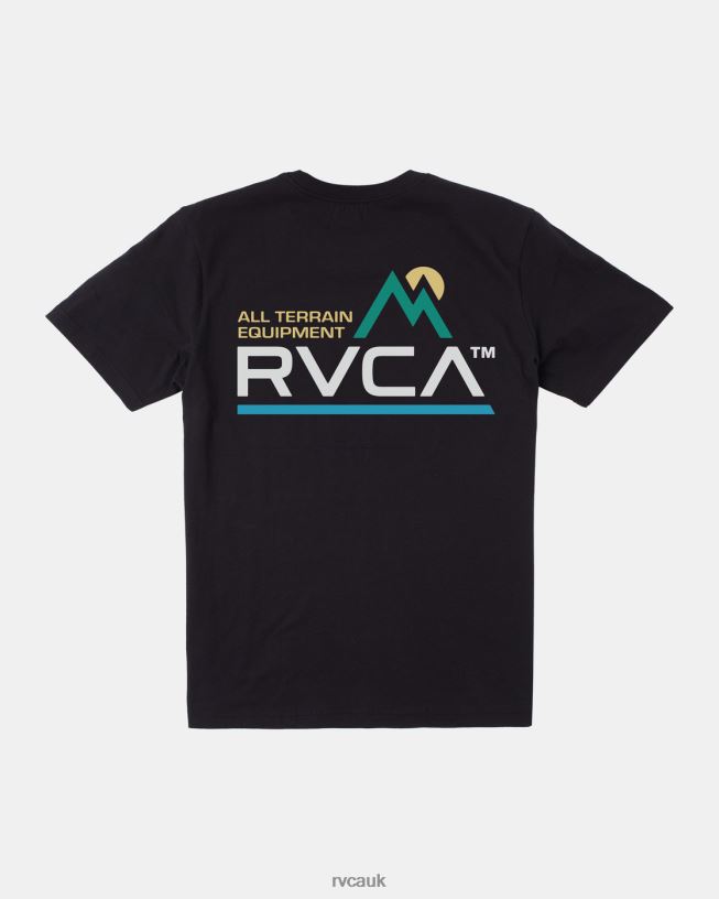 black All terrain Tee Men L888X33 RVCA Clothing