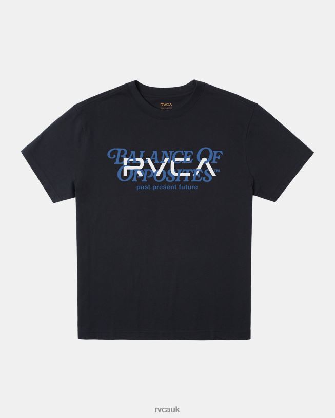 black Big Balance Tee Men L888X63 RVCA Clothing