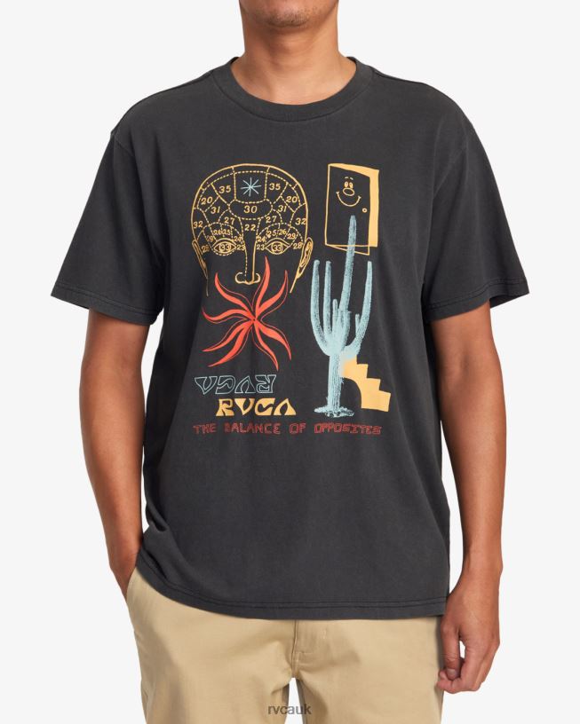 black Dreamscape Tee Men L888X913 RVCA Clothing