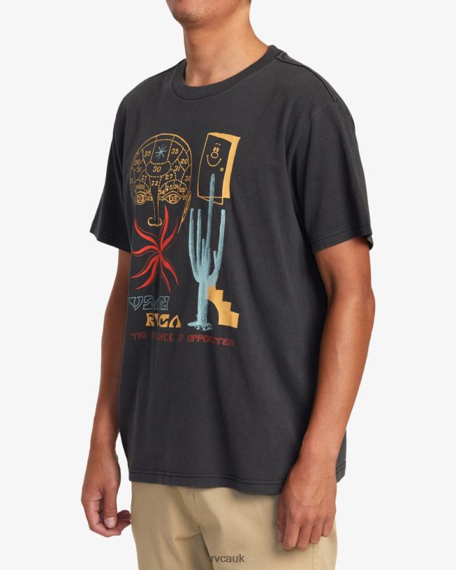 black Dreamscape Tee Men L888X913 RVCA Clothing
