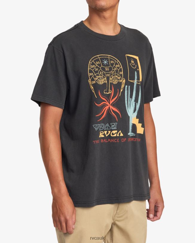 black Dreamscape Tee Men L888X913 RVCA Clothing