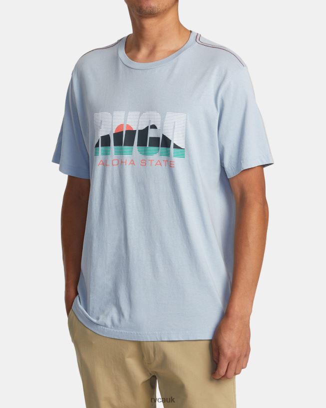 deja blue Aloha State Tee Men L888X43 RVCA Clothing