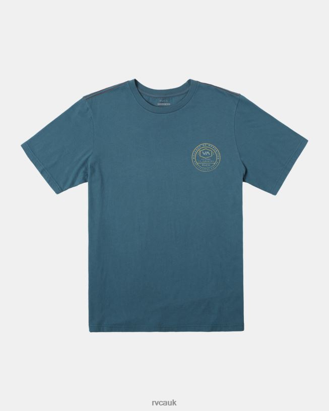 duck blue Tract Tee Men L888X114 RVCA Clothing