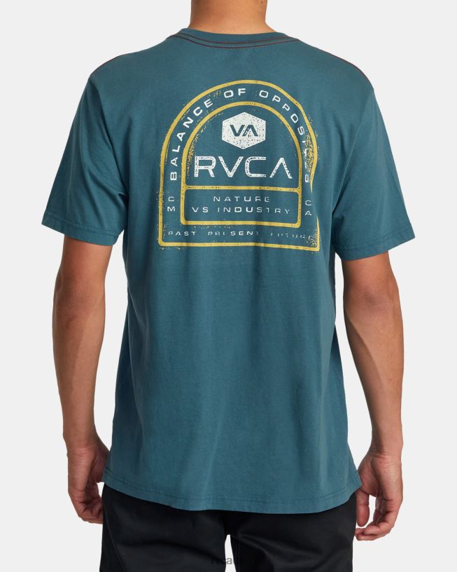 duck blue Tract Tee Men L888X114 RVCA Clothing
