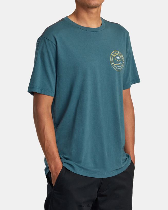 duck blue Tract Tee Men L888X114 RVCA Clothing