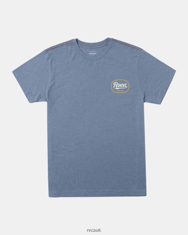 industrial blue Pantero T-Shirt Men L888X382 RVCA Clothing