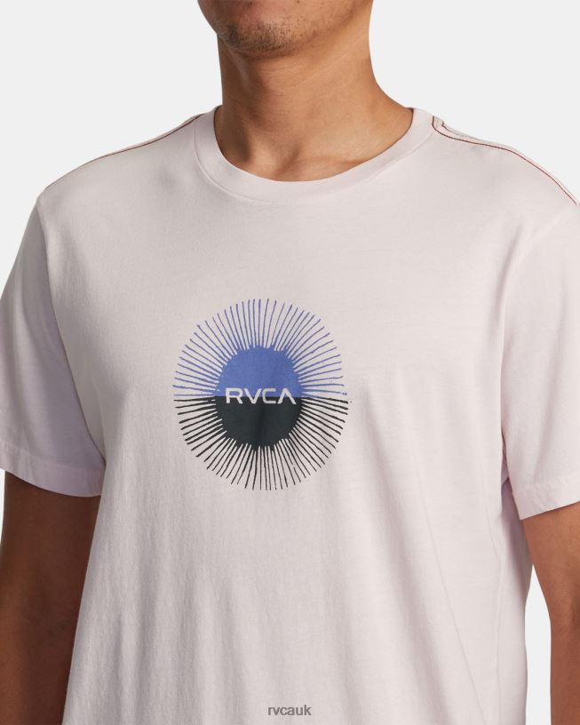 light pink Solar Eclipse Tee Men L888X47 RVCA Clothing