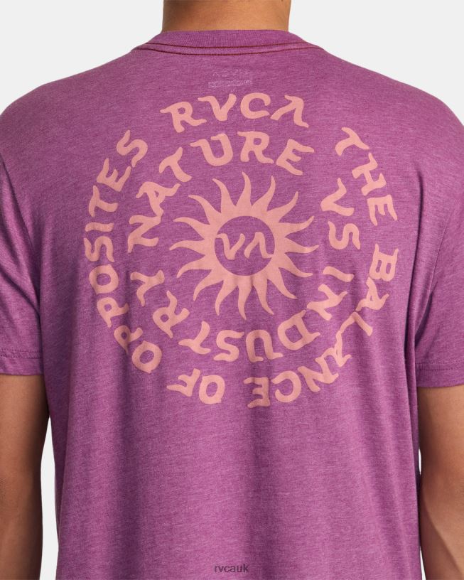 light purple Hypnosis Tee Men L888X1 RVCA Clothing