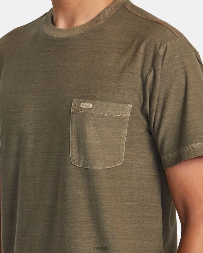 mushroom PTC Stripe T-Shirt Men L888X424 RVCA Clothing