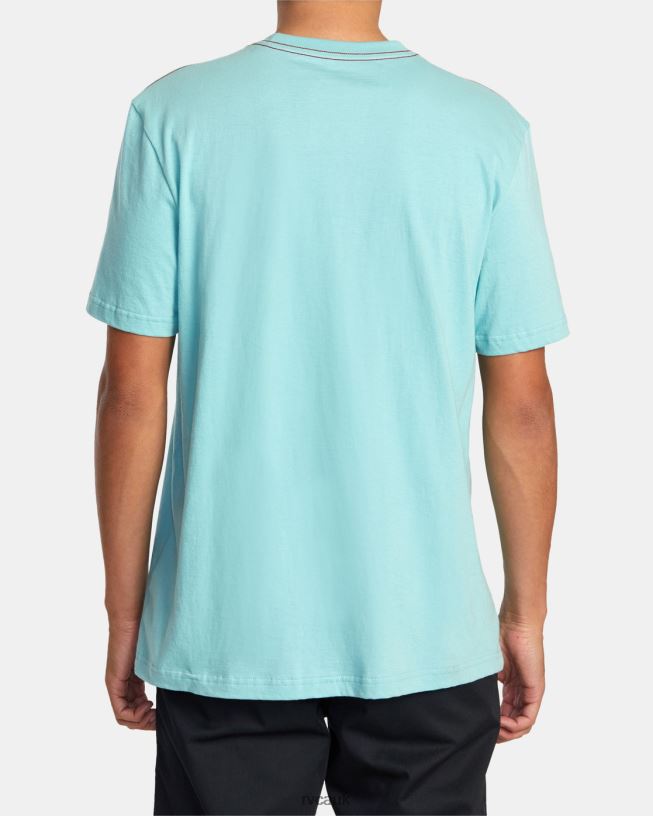 nile blue Shifted Tee Men L888X1050 RVCA Clothing
