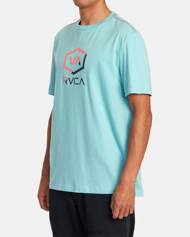nile blue Shifted Tee Men L888X1050 RVCA Clothing