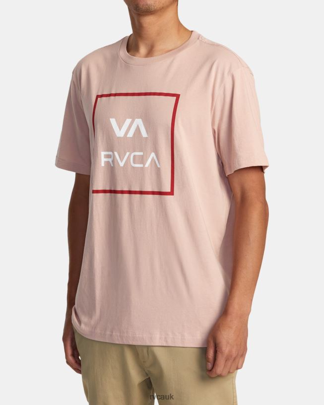 pale mauve VA All The Way Short Sleeve T-Shirt Men L888X166 RVCA Clothing